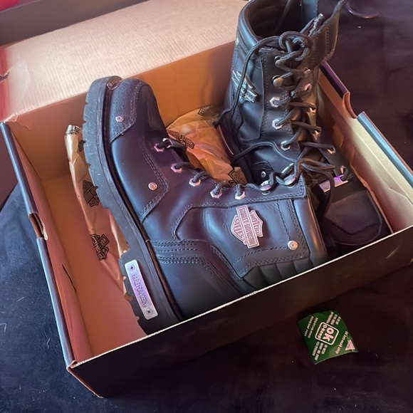 Mens Harley Boots - Picture 10 of 11